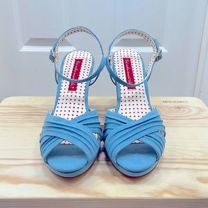 B.A.I.T. Cornflower blue heels, size 6.5
